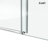 50-55" W X 76" H Frameless Single Sliding Shower Door with 3/8" (10mm) Clear Tempered Glass, Shatter-Resistant Film & Installation Hole Locator - Square Top Rail-114773357