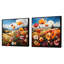 Abstrait harmonie Blooms Field - Meadow Square, ensemble de 2 collages-1469918402-1469918460