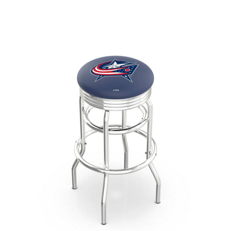 Tabouret de bar et de comptoir NCAA, Columbus Blue Jackets, Tabouret de comptoir (siège d'une hauteur de 25 p