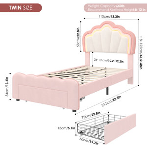 https://assets.wfcdn.com/im/96545472/resize-h300-w300%5Ecompr-r85/2813/281301561/Avalie+Upholstered+LED+Bed+with+Drawer+%26+Adjustable+Headboard%2C+Kids+Beds-131979670-131979664.jpg
