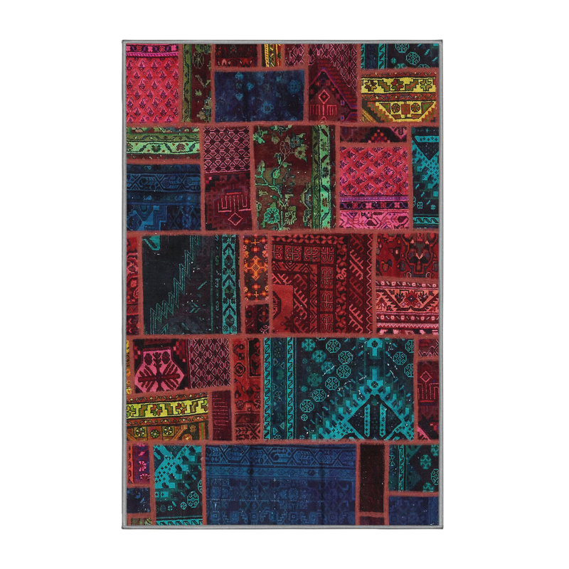 Tapis abstrait 5649, Rectangle 8 pi x 10 pi
