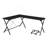 L-Shape Computer Desk With Computer Holder, Black