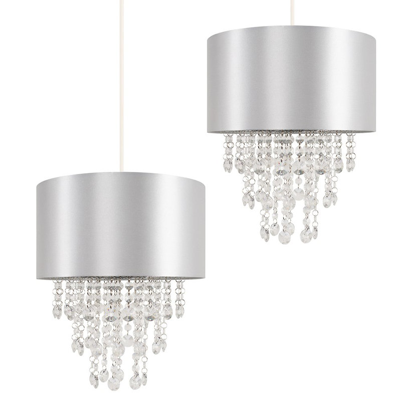 Jesmond 33 cm H Drum Pendant Shade ( Spider )