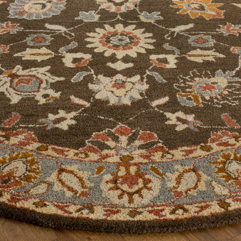 Cranmore Hand Tufted Wool Oriental Rug, Round 8'