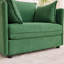 Upholstered Chenille Accent Chair With Footstool-1865866203