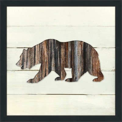 «Woodland Bear» par Carol Robinson - impression encadrée