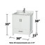 Sheffield 30" Single Bathroom Vanity Set with Mirror-97648636-118233604-118233606