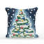 Housse de coussin d'extérieur carré Xmas Tree