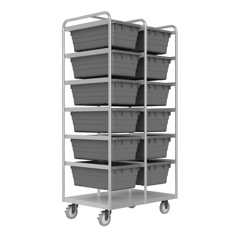 Étagère de rangement quesinberry, H 6,6 po x l 15,38 po x P 0,75 po, gris