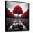 Red And Grey Forest Serenity - Forest Wall Art-1132047200-1132047207