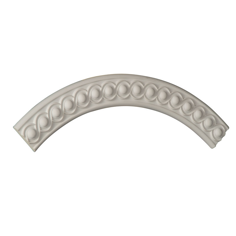 Ensemble d'anneaux de plafond Hillsborough, H 28,75 po x l 28,75 po x P 0,75 po, Simple (1/4 d'un cercle complet)