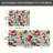 Turquoise Floral Kitchen Mats 2 PC Kitchen Corridor