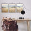 «A3-218», «In The Field Landscape», encadré sur bois, 3 pièces par Petals Prints-96159376-96159375