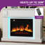 Metro Lane 100cm W Electric Fireplace with 6800 BTU-1265301910