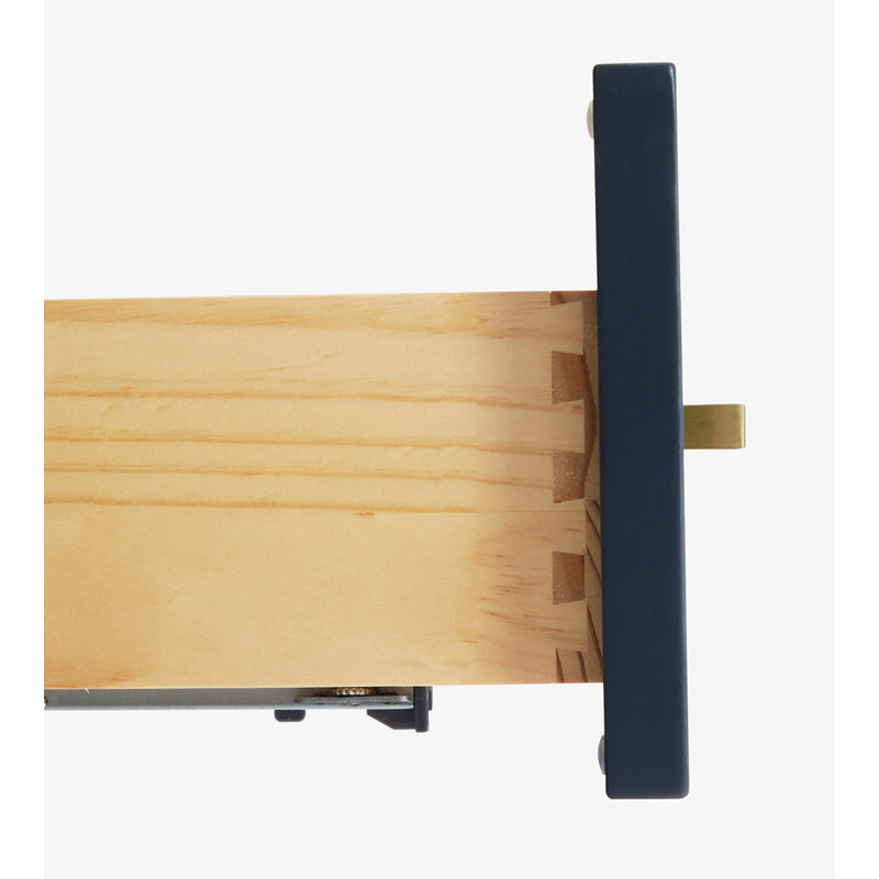 73 IN.  Single Bathroom Vanity, Midnight Blue, Rectangular,  White Quartz
