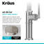 KRAUS Allyn Pull-Down Single Handle Kitchen Faucet-70339146