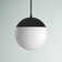 Luminaire suspendu sphère 1 lumière Yearby