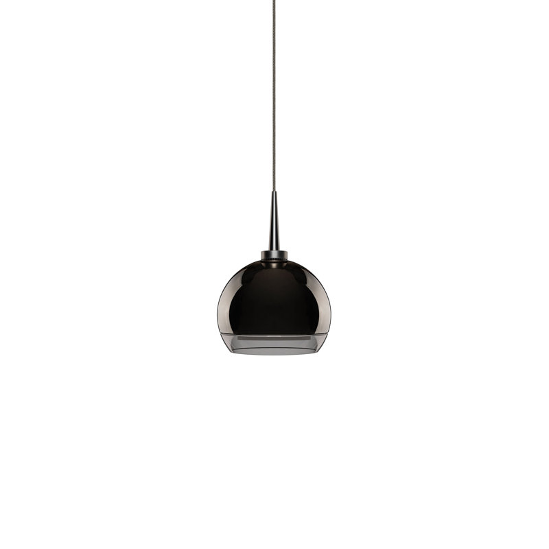 Luminaire suspendu sphérique à 1 lumière Matrix, Chrome