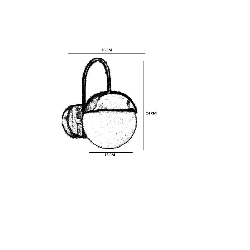 Lampe murale Coralin