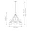 Zahir 5 - Light Waggon Wheel Chandelier-254428921