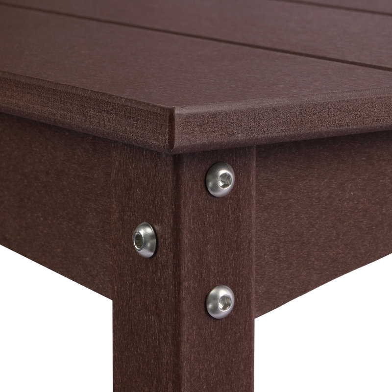 Table de buffet d'extérieur 55,5 po Vinnie, Marron foncé