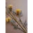  Artificial Yellow Flower Spray 33"L – Bright 5-Bloom Stem, Set of 6-366625012