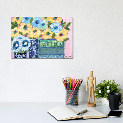 Chinoiserie Trio by Brenda Bush - Gallery-Wrapped Canvas Giclée on Canvas