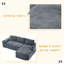 Canapé modulaire 104 po Cloud-733393287-733393285