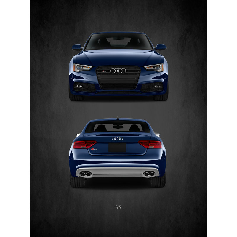 «Audi S5» par Mark Rogan, reproduction sur toile tendue, H 24 po x l 18 po