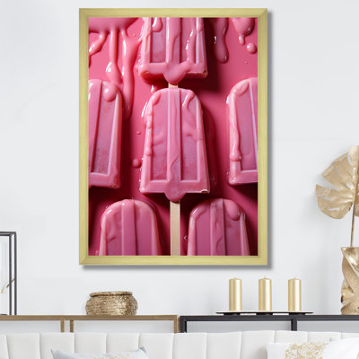 " Popart Pink Playful Popsicles "