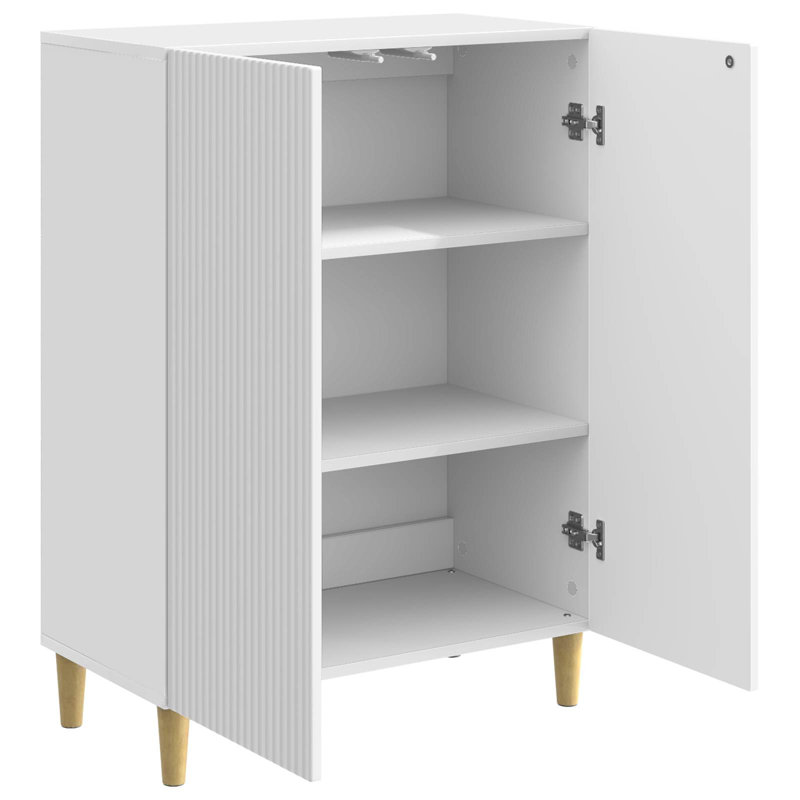 66cm Sideboard, High Gloss White