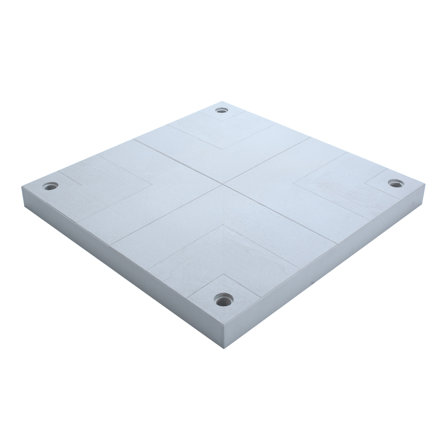 40" x 40" Composite Patio Interlocking Deck Tile