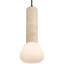 Luminaire suspendu en pierre 1 lumière - Travertin
