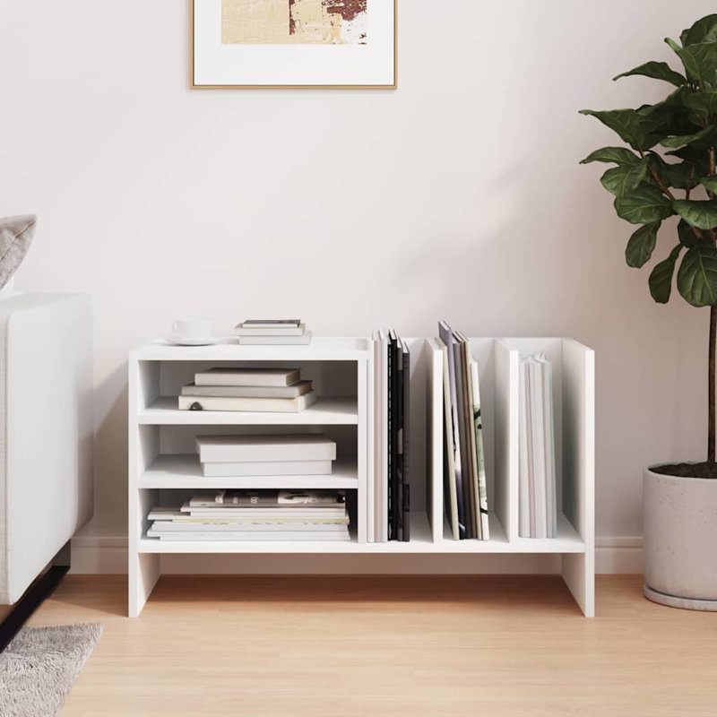 45cm H x 78.5cm W Bookcase, White