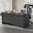 66.93'' Executive Office Desk With Lockable Cabinet-862751597