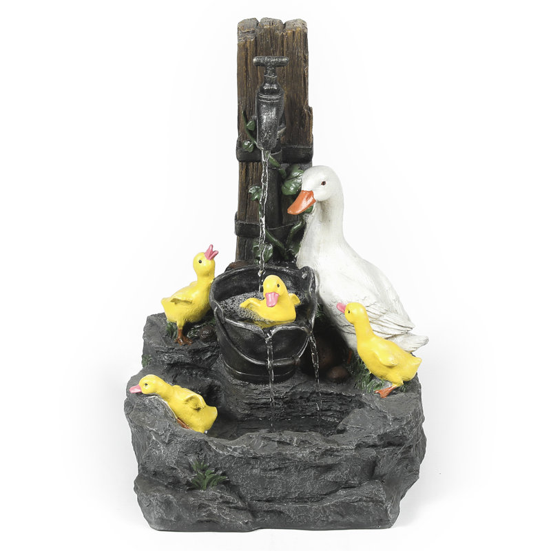 Dax Handcrafted Outdoor Weather Resistant Sculptural Fountain