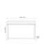 Wiechmann 115cm Solid Wood Top Console Table