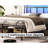 Queen Bed Frame With Storage Headboard, 14 Inch Metal Platform - C, Led And Design, Black Charging Station,-1040184110