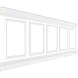 Ashford Square Panel Traditional Wainscot Paneling Kit