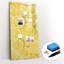 Lemon Slices Magnetic Wall Mounted Dry Erase Board