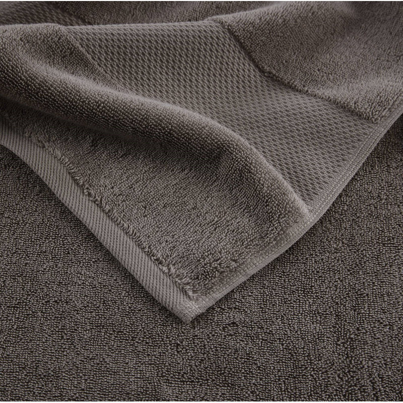 2 PCS 35x70" 100% Cotton Bath Sheet Set , Charcoal
