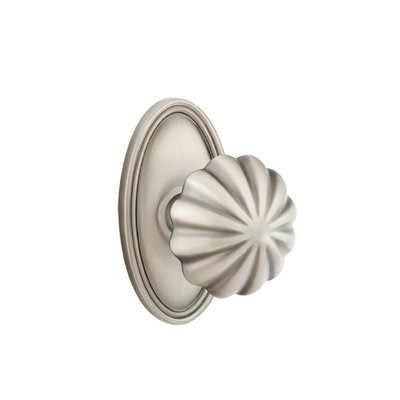 Ensemble de faux boutons Emtek avec bouton ovale Roestte et Melon