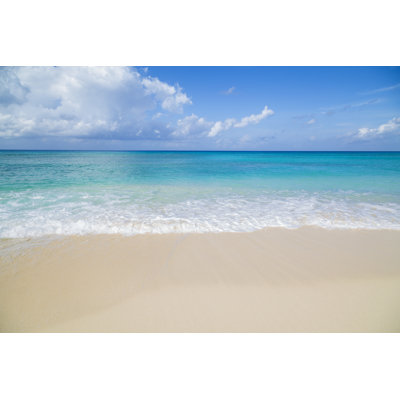 Caribbean Beach by Mphillips007 - No Frame Print on Canvas