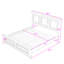 Lit plateforme avec tête de lit Vintage-70068408-70068411