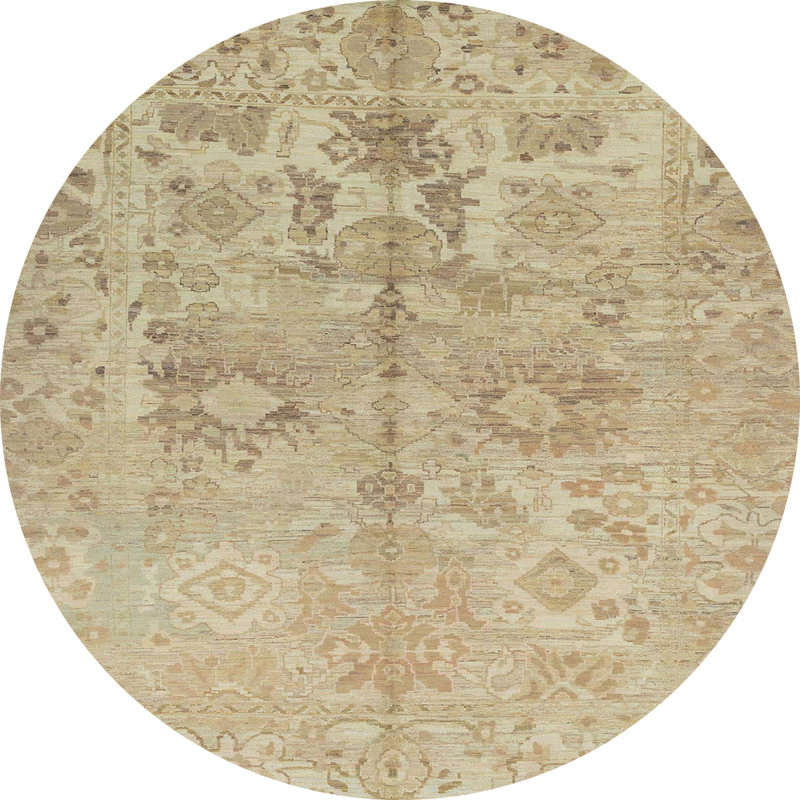Abstract Indoor Rug, Round 3'