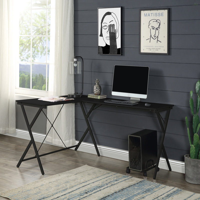 Bureau d'ordinateur Dazenus, Noir