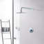Robinet de douche mural avec valve incluse - Laiton robuste pour un bain rafraîchissant et une douche stable et agréable