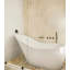 67.3" x 29.7" Freestanding Soaking Cement Bathtub-175628162