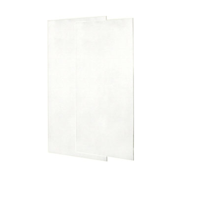 Solid Surface Two Panel Shower Wall