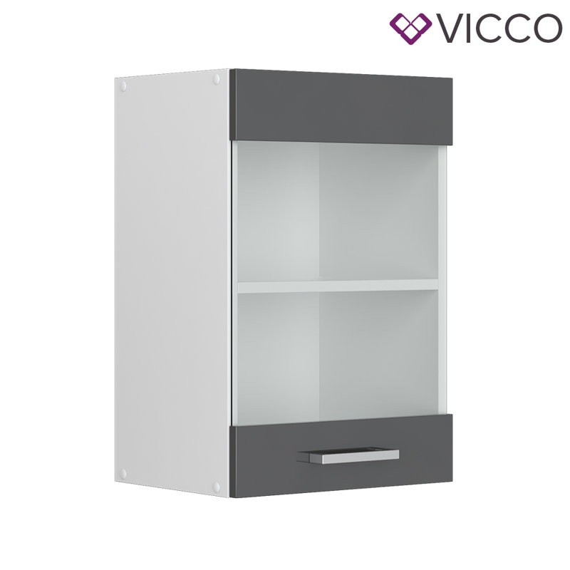 Kamelya Glossy Wall Unit, Anthracite